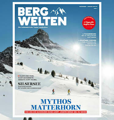 Cover des Bergwelten Magazins (Winter 2017/18)
