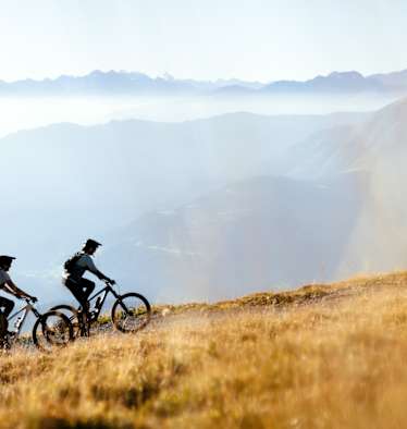 Mountainbiker finden in Graubünden anspruchsvolles Terrain und eine fast endlose Auswahl an Trails.