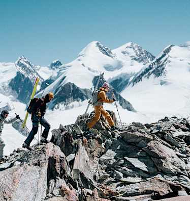 Damit sich Alpinsportler den veränderten Bedingungen anpassen können, hat Salewa vielseitige Produkte entwickelt.