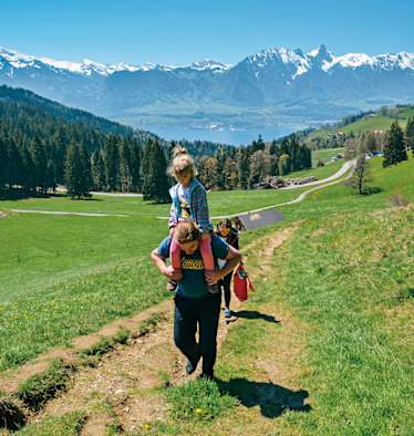 Aufstieg von Heiligenschwendi zur Passhöhe Wolfsgruebe
