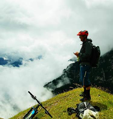 Biken bei Regenwetter