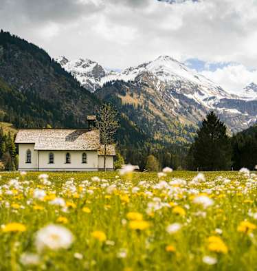 Birgsau am Talschluss des Stillachtales