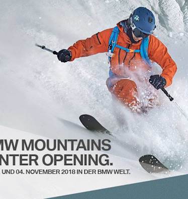 Das BMW Mountains Winter Opening am 3. und 4. November in der BMW Welt in München