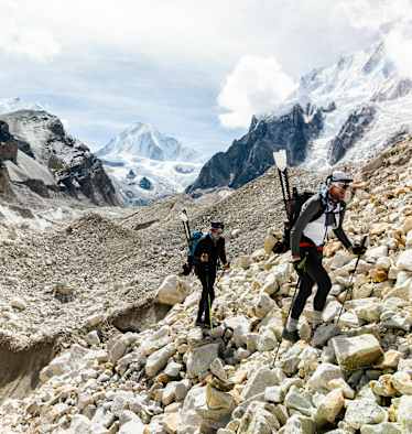 Benedikt Böhm und Prakash Sherpa wagen sich an den Cho Oyu (8.188 m).