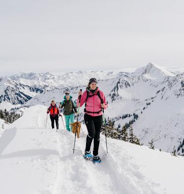 Schneeschuhwandern im Bregenzerwald