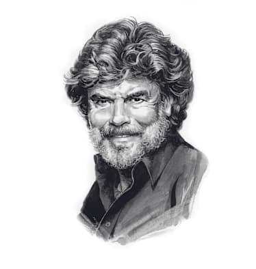 Reinhold Messner. Bergsteiger und Autor.