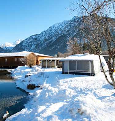 Campingplatz am Heiterwanger See in Tirol