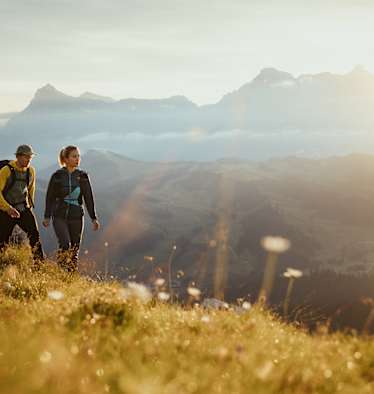 Alta Badia, Sonnenuntergang, Wanderung