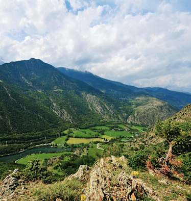 Etappe 15 der Pyrenäen-Durchquerung: Blick ins spanische Vall d’Àneu 