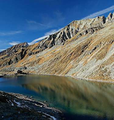 Der Dösener See in der Ankogelgruppe im Nationalpark Hohe Tauern