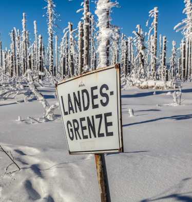 Winterwanderung Dreisessel - Hochkamm, Bayerischer Wald