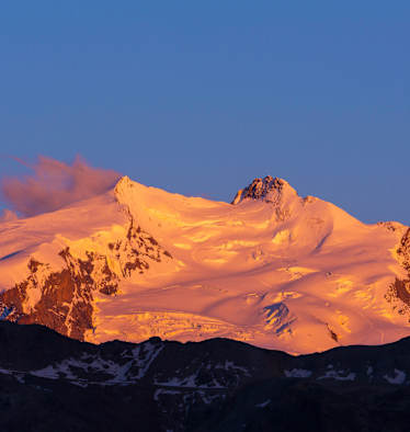 Schweiz: Dufourspitze in den Walliser Alpen