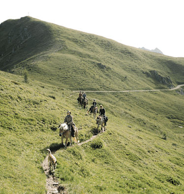Hoch zu Ross auf den Golzentipp im Lesachtal