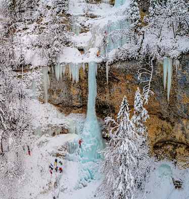 Eisklettern Ferlach Kärnten