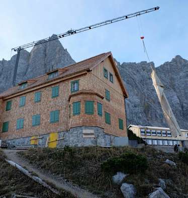 Die Falkenhütte wurde generalsaniert.