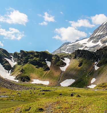 Auf alten Saumpfaden über den Felber Tauern: Am Nassfeld in Osttirol