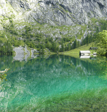 Fischunkelalm in den Berchtesgadener Alpen in Bayern