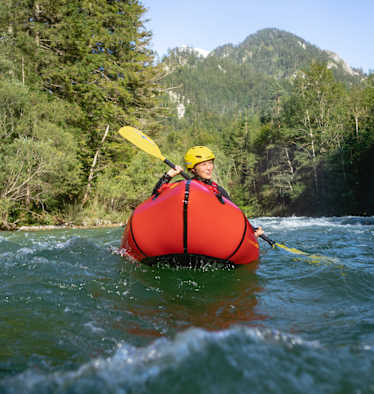 Packrafting auf der Salza