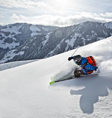 Freeriden in Saalbachs Winterwonderland