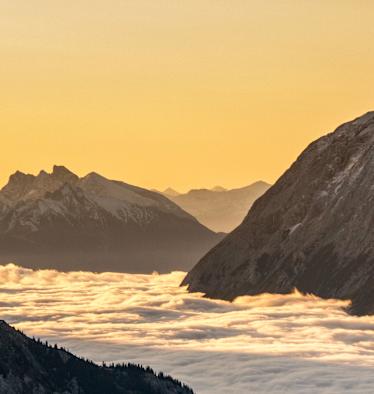 Sonnenaufgang im Gaistal in Tirol