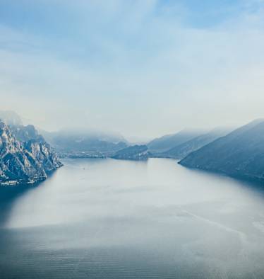 Auch wenn der Himmel einmal nicht tiefblau ist - derGardasee sieht immer gut aus.