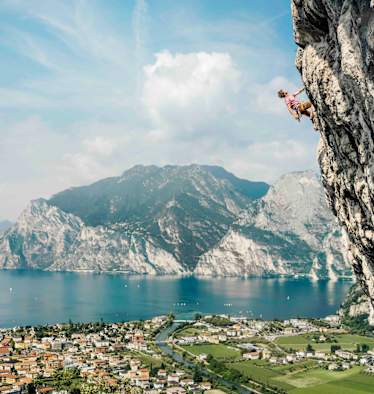 Klettern am Gardasee ist einfach legendär.