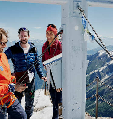 Bgersteiger am Gipfel des Kitzsteinhorns