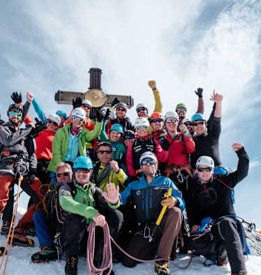 Team Bergwelten 2018 am höchsten Punkt Österreichs!