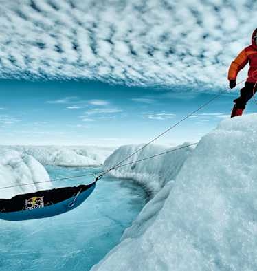 Stefan Glowacz in Grönland