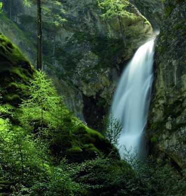 Der Gößnitzfall im Kärntner Teil des Nationalparks Hohe Tauern