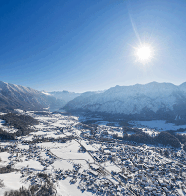 Traumhafter Blick auf die Berglandschaft von Bad Gaoisern im Salzkammergut
