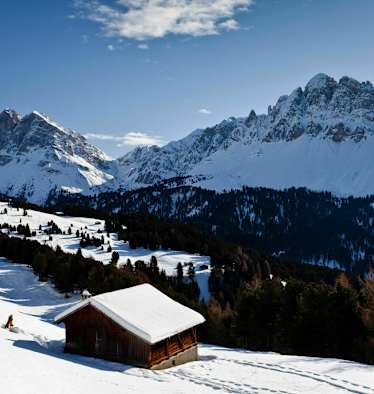 Lüsner Berge in Südtirol: Aufstieg auf den Großen Gabler in den Dolomiten