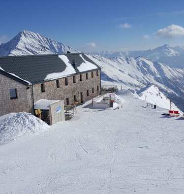 Das Hannoverhaus auf 2.565 m