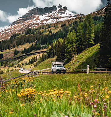 Felbertauernstraße, Bergkulisse