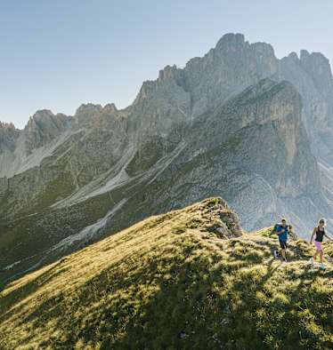 Unterwegs auf einer der Rondas durch die Dolomiten.