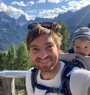 Julian Paschinger mit Sohn Tobias