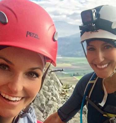 Maggy und Anja Klettersteige