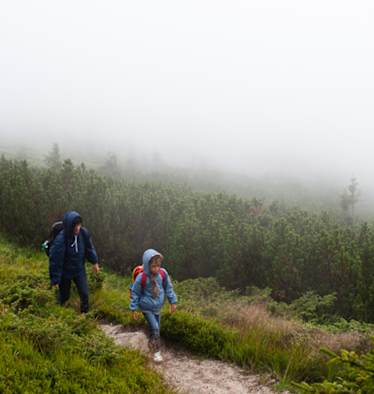 Wandern mit Kindern Wetter