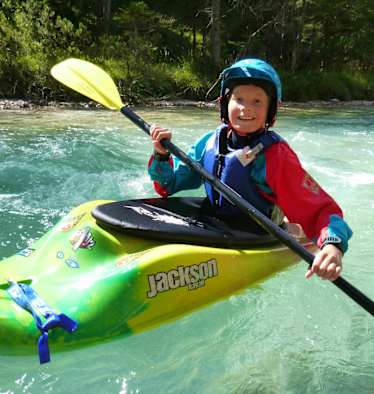 Kajaken mit Kindern