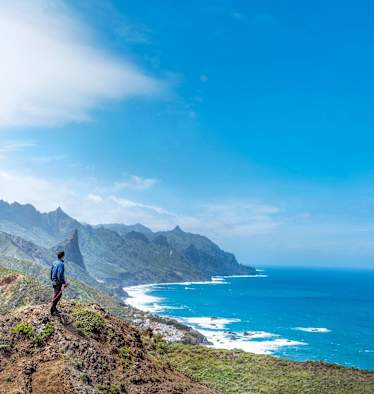 Blick über die Nordküste Teneriffas