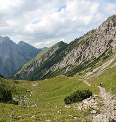 Etappe 10 des Adlerweges führt durch das Karwendel.