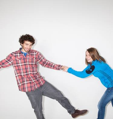 Barbara Zangerl und Jacopo Larcher