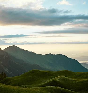Klewenalp am Vierwaldstättersee in der Schweiz