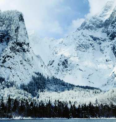 Königssee im Berchtesgadener Land in Bayern