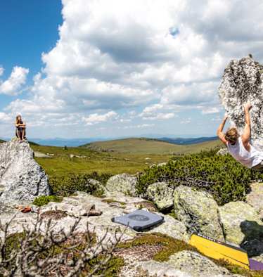 Bouldern auf der Kärntner Koralpe