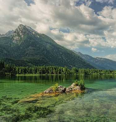 Kraftplatz am Hintersee bei Ramsau