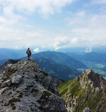 Drei-Gipfel-Tour im Gesäuse: Über den Kreuzkogel auf Riffel und Kalbling