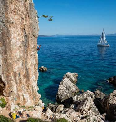 Segeln und Klettern in Kroatien