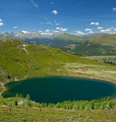 Der Laußnitzsee im Biosphärenpark Nockberge