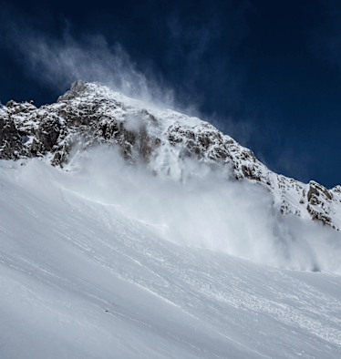Der Wind ist der Baumeister der Lawine